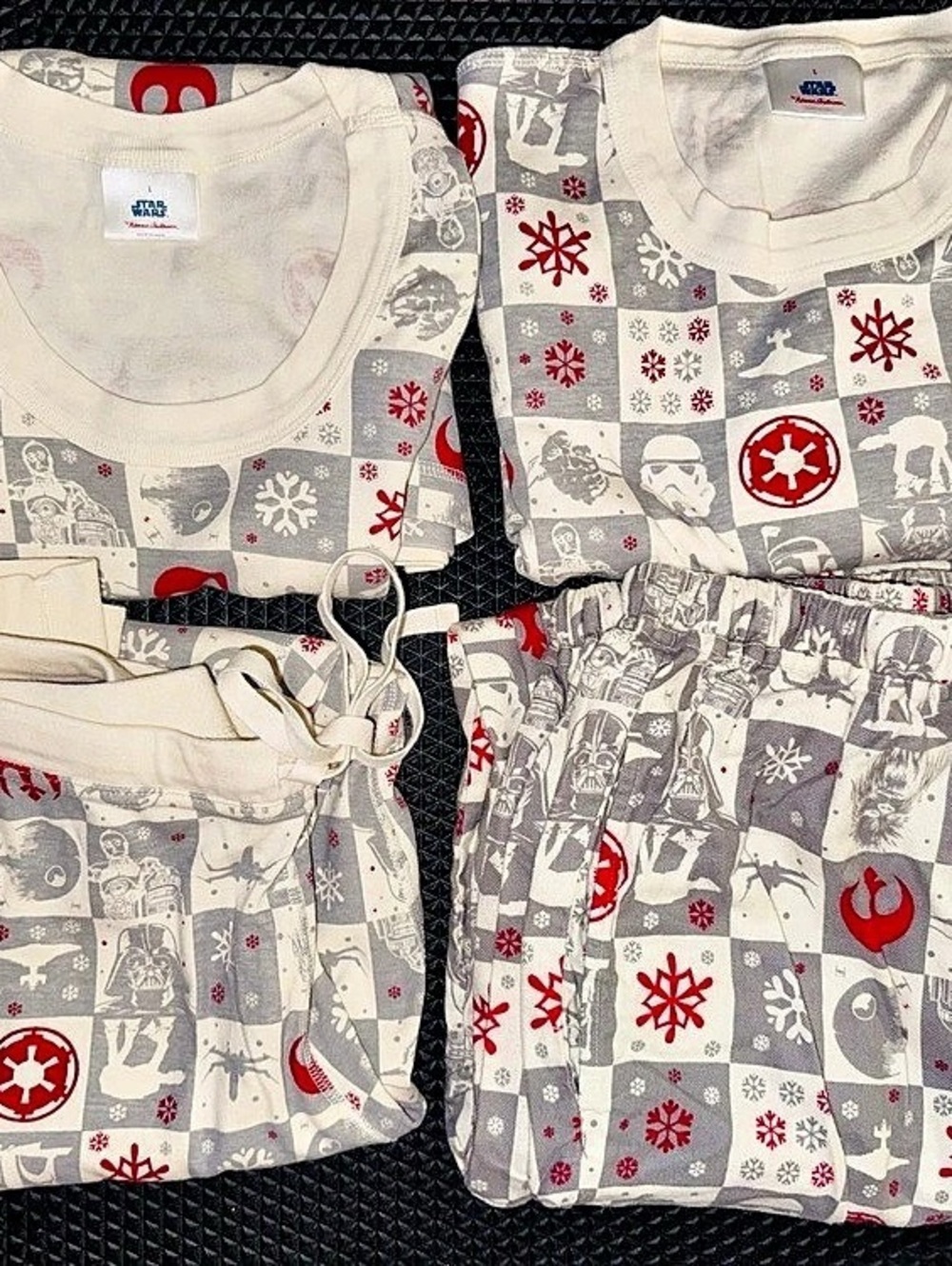 *BUNDLE* Hanna Andersson - Star Wars Xmas Cotton  Matching Pajamas Set
